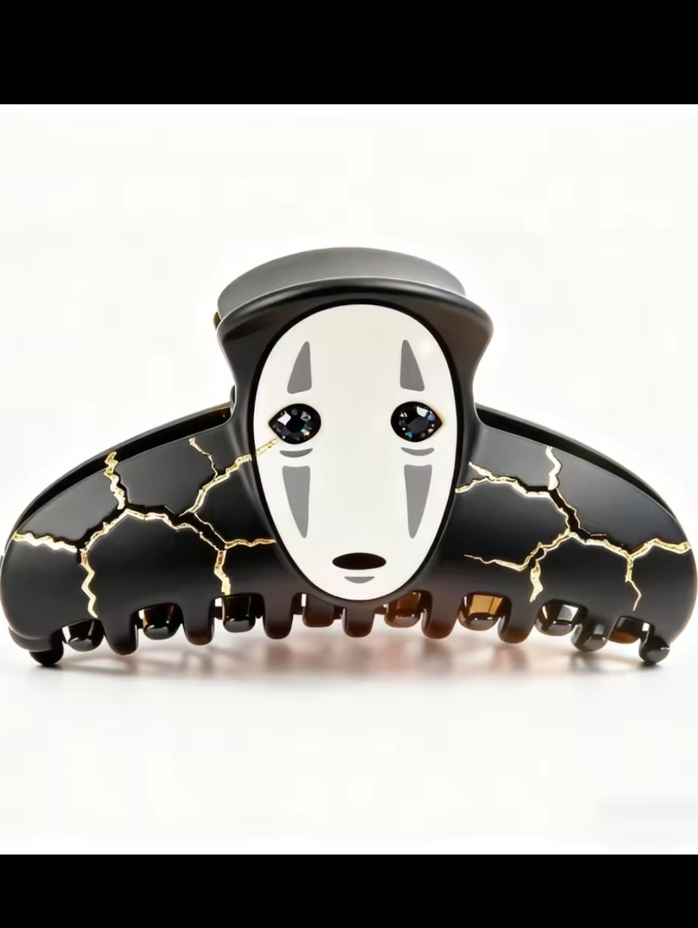 Spirited Away No Face Hair Claw Clip